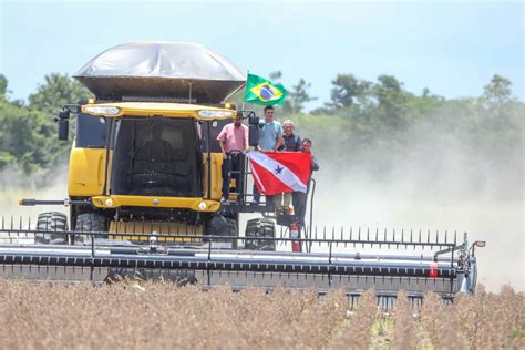 Governador Participa Da Abertura Nacional Da Colheita De Soja Em