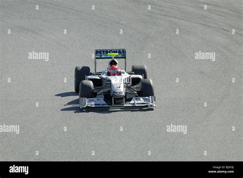 Michael SCHUMACHER GER In The Mercedes MGP W01 Race Car During