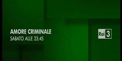 Amore Criminale Promo Amore Criminale Video Raiplay