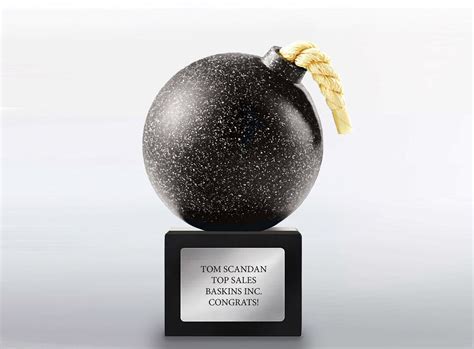 The Bomb Trophy Award Trophy Personalized Engraving up to Six Lines ...