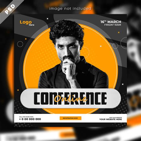 Conference Social Media Post Template Behance