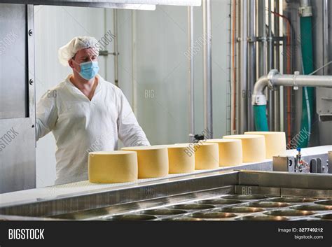 Dairy Factory. Worker Image & Photo (Free Trial) | Bigstock