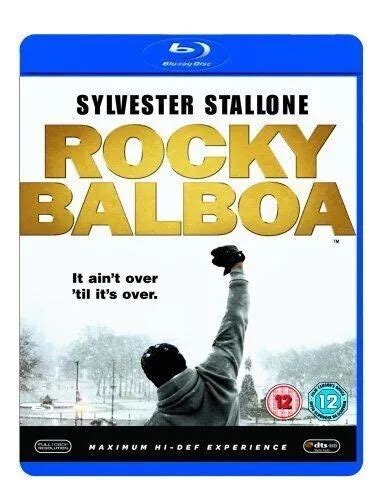 ROCKY BALBOA BLU RAY 2007 Sylvester Stallone Cert 12 VGC Quick Post