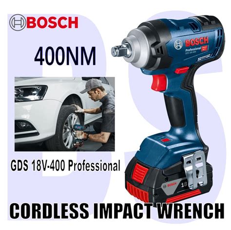 Bansoon Bosch Cordless Impact Wrench Gds 18v 400 Professional Bare