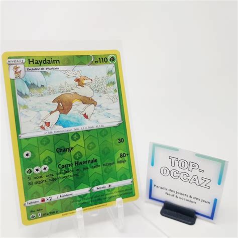 Carte Pokémon Reverse Haydaim 12 198 Règne de Glace