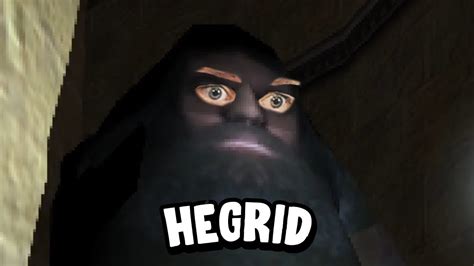 Harry Potter But Its A Cursed Horror Game Ps1 Hagrid Youtube