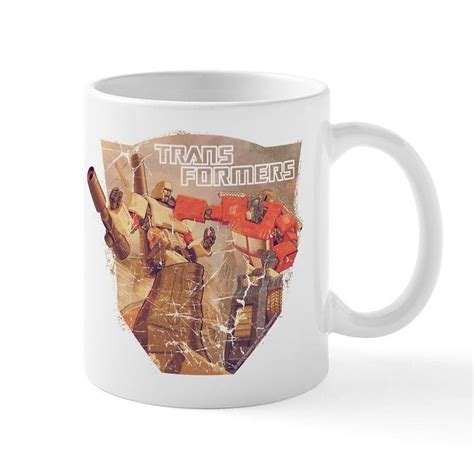 Cafepress Optimus Prime And Megatron Symbol Mugs Oz Ceramic Mug