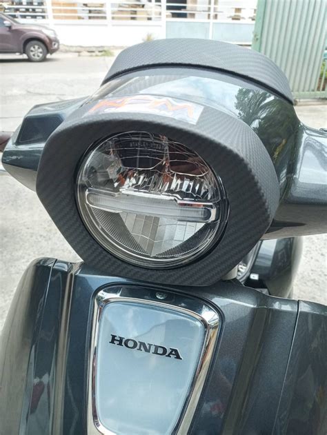 ฝาครอบไฟหนา HONDA GIORNO 125 งานหมคารบอนแทๆ ลาย2 ชนงานแทๆจาก0