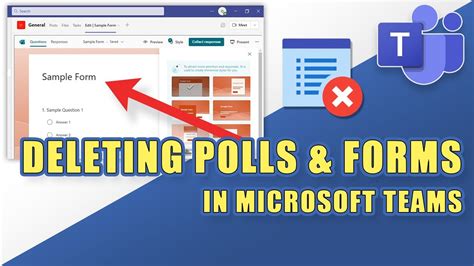 Deleting POLLS FORMS In Microsoft Teams Explained YouTube