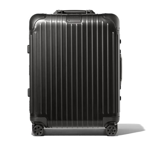 Original Cabin Plus Aluminium Suitcase Black Rimowa