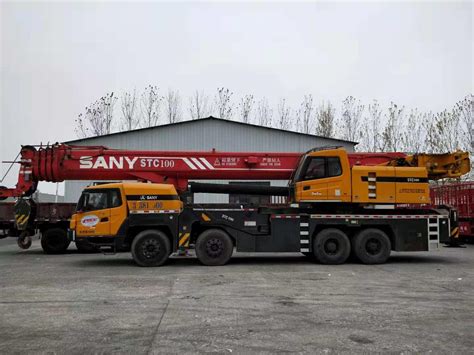 Used SANY STC900 90 Ton Truck Hydraulic Mobile Crane China