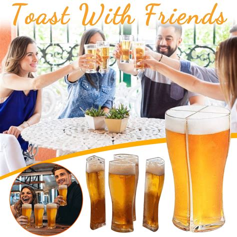 Vbvc Four In Beer Glass Dispenserparty Artifactacrylic Beer Glass