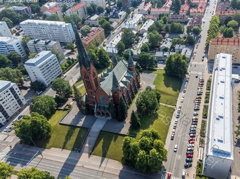 Kuva Mikaelinkirkko Ilmakuva Ilmavalokuva Kaupunkimaisema Maisema