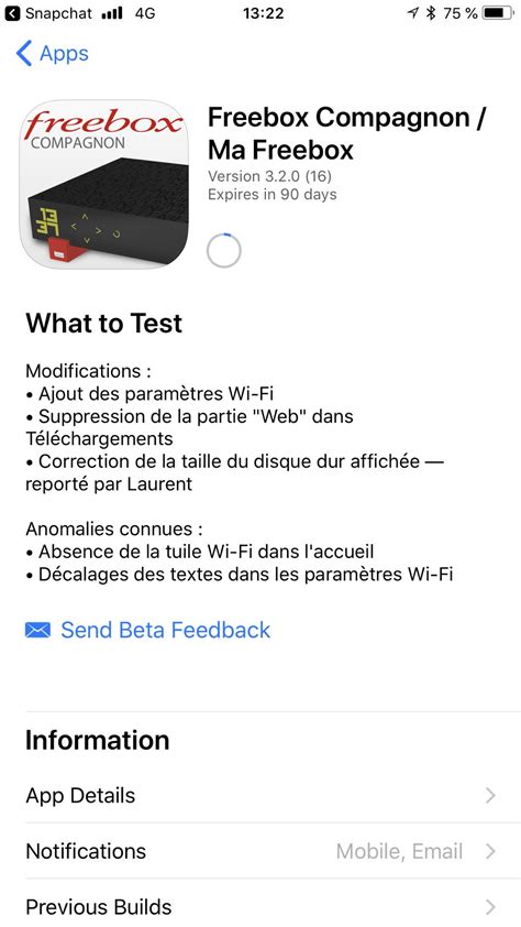 Free lance une nouvelle version de Freebox Compagnon pour iOS en bêta test