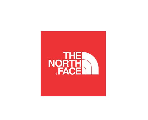 The North Face Brand Symbol Logo Red Clothes Design Icon Abstract ...