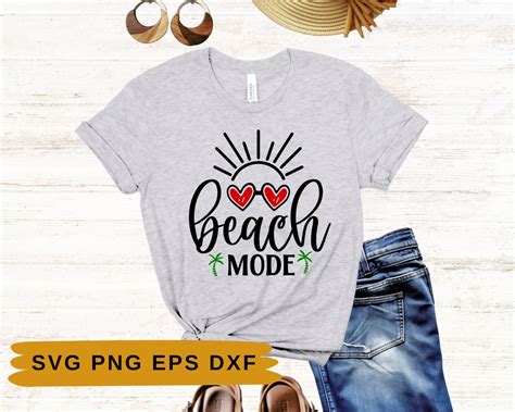 Beach Mode Svg Summer Saying Svg Digital Download Vacation Svg Files