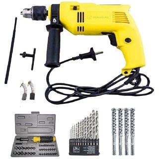 Buy Buildskill 350W 13mm Impact Reversible Drill Machine With 41 Pcs