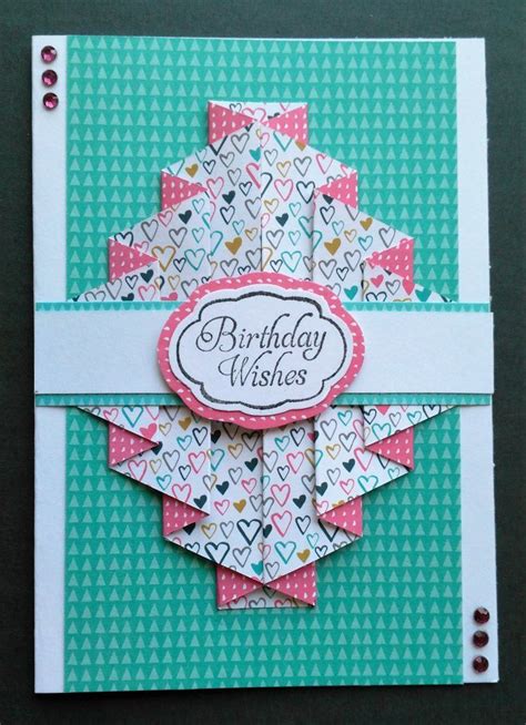 Pick N Mix Double Pleated Birthday Card Birthday Cards Diy Handmade