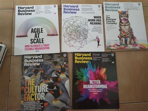 Lot Of Harvard Business Review 2017 2018 Hobbies Toys Books