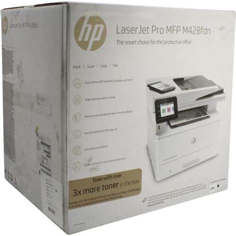 Принтер с МФУ лазерный монохромный HP LaserJet Pro MFP M428fdn — купить ...