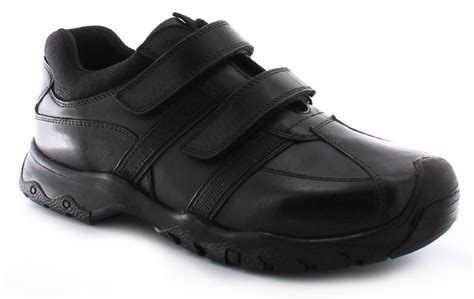 Hush Puppies Ben M Senior Boys Boyschildrens Leather Upper Twin Strap