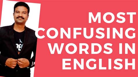 Most Confusing Words In English Ii Verbal Ii Crt Competitive Exams