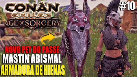 ARMADURA DE HIENA NOVO PET DO PASSE DE BATALHA AGE OF SORCERY EP10