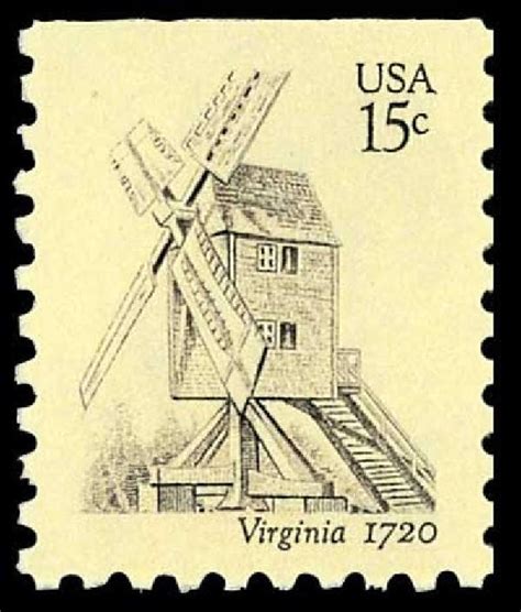 One Windmills Virginia Vintage Unused Postage Etsy