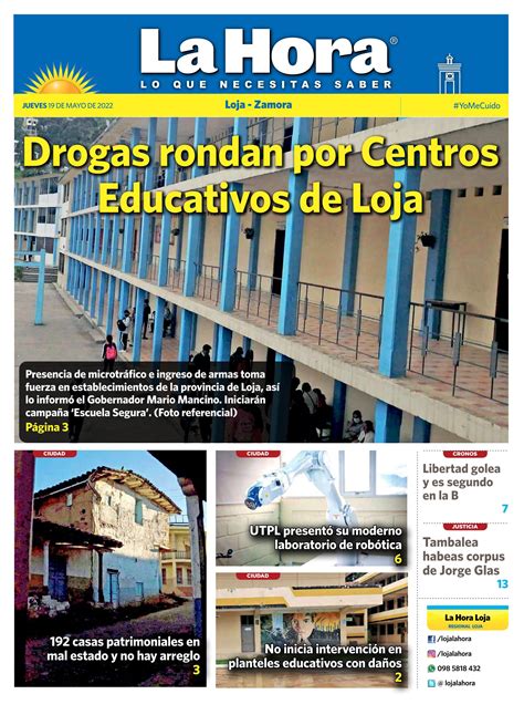 Diario La Hora Loja 19 De Mayo 2022 By LA HORA Ecuador Issuu