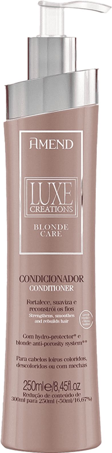 Condicionador Amend Luxe Creations Blonde Care Beleza Na Web