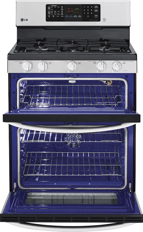 Questions And Answers Lg 61 Cu Ft Freestanding Double Oven Gas True Convection Range With