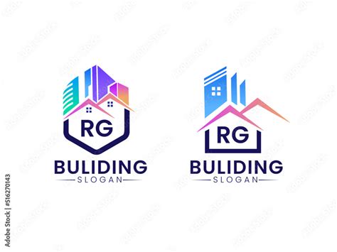 Rg Creative Real Estate Logo Rg Construction Rg Architecture Rg