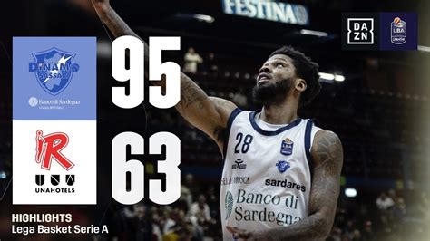 Sassari Chiude Con Un Sorriso Reggio Ko Lba Dazn Highlights