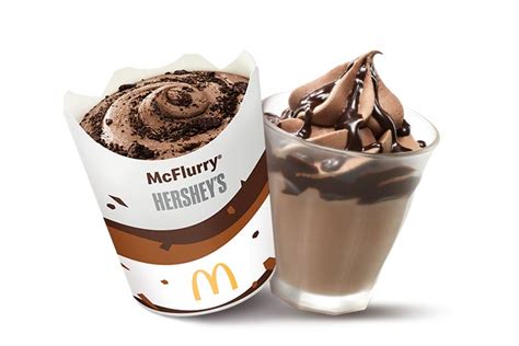 Hershey S Cones Mcflurry Hot Fudge Sundae Desserts Are Back At