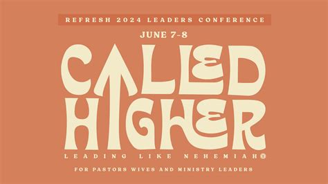 Refresh 2024 Pastors Wives Conference — Calvary Women