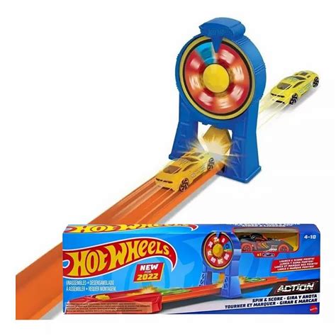 Pista Hot Wheels Girar E Marcar Fth Hfy Mattel Dor Mi Brinquedos As Melhores Marcas Em