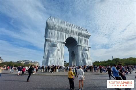 L Arc De Triomphe Empaquet Hommage Christo Disparait Ce Dimanche