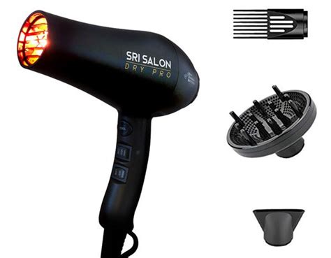 SRI Salon Dry Pro Pro Hair Dryer Sleek Blowout Perfect Blowout