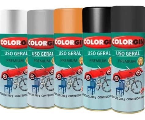 Tinta Spray Uso Geral Colorgin Ml Cores Mercadolivre