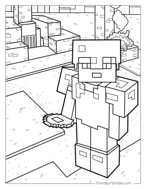 Iron Golem Coloring Pages Printable For Free Download