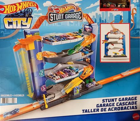 Garaż przenośny Stunt Garage Hot Wheels GNL70 PARKING Z WINDĄ MATTEL 5903933801575 Cena