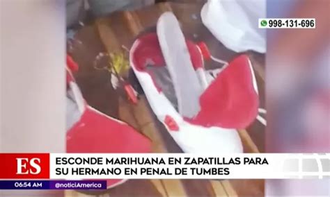 Tumbes Hombre Pretendi Ingresar Droga Escondida En Zapatillas