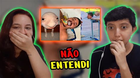 React Os Melhores Tik Tok De ComÉdia Tente NÃo Rir 179 Amora