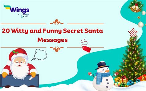 20 Witty And Funny Secret Santa Messages