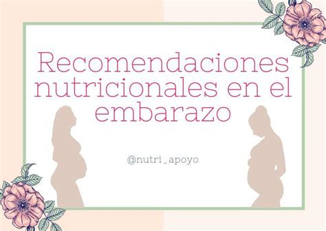 Recomendaciones Nutricionales En El Embarazo Ve Delpozo Udocz