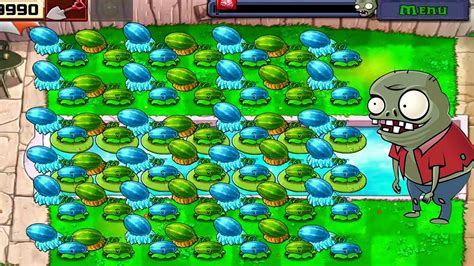 Plants Vs Zombies Last Stand Mini Games All Pult Melon Vs All