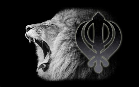 Lion Khanda Wallpaper