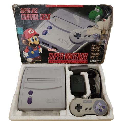 Super Nintendo Baby Completo Na Caixa Todo Original Shopee Brasil