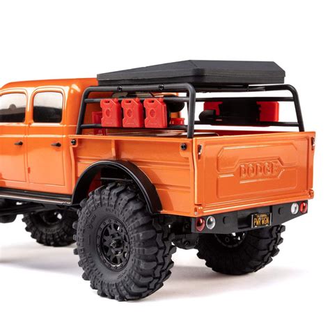 Axial 124 Scx24 Dodge Power Wagon 4wd Rock Crawler Brushed Rtr Orange