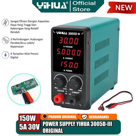 Jual Yihua D Iii Power Supply Hp Digital A V Penghancur Short